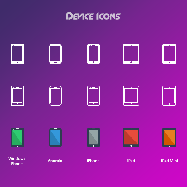 Device icons